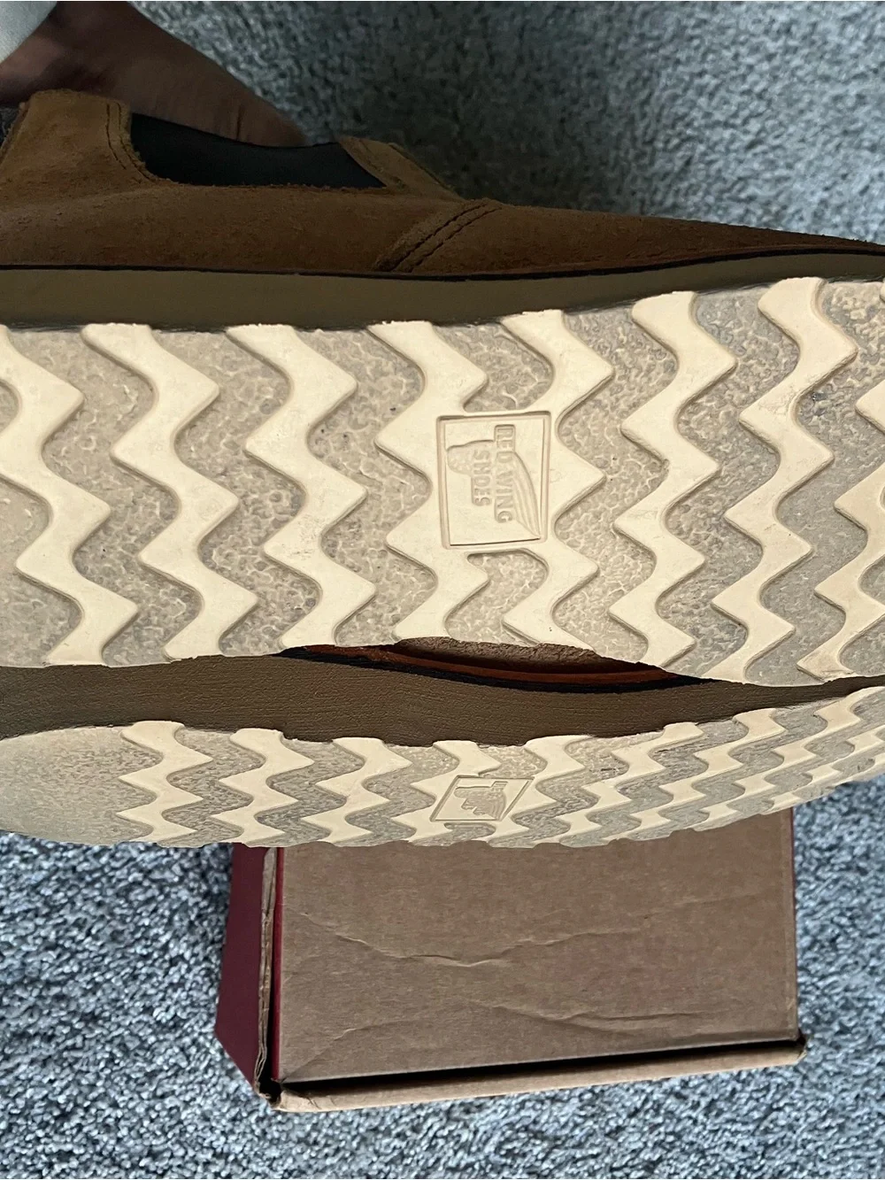 Red Wing Shoes suede upper